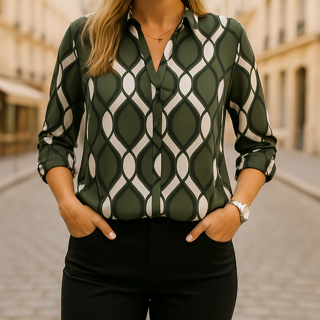 Maura - Casual blouse met print