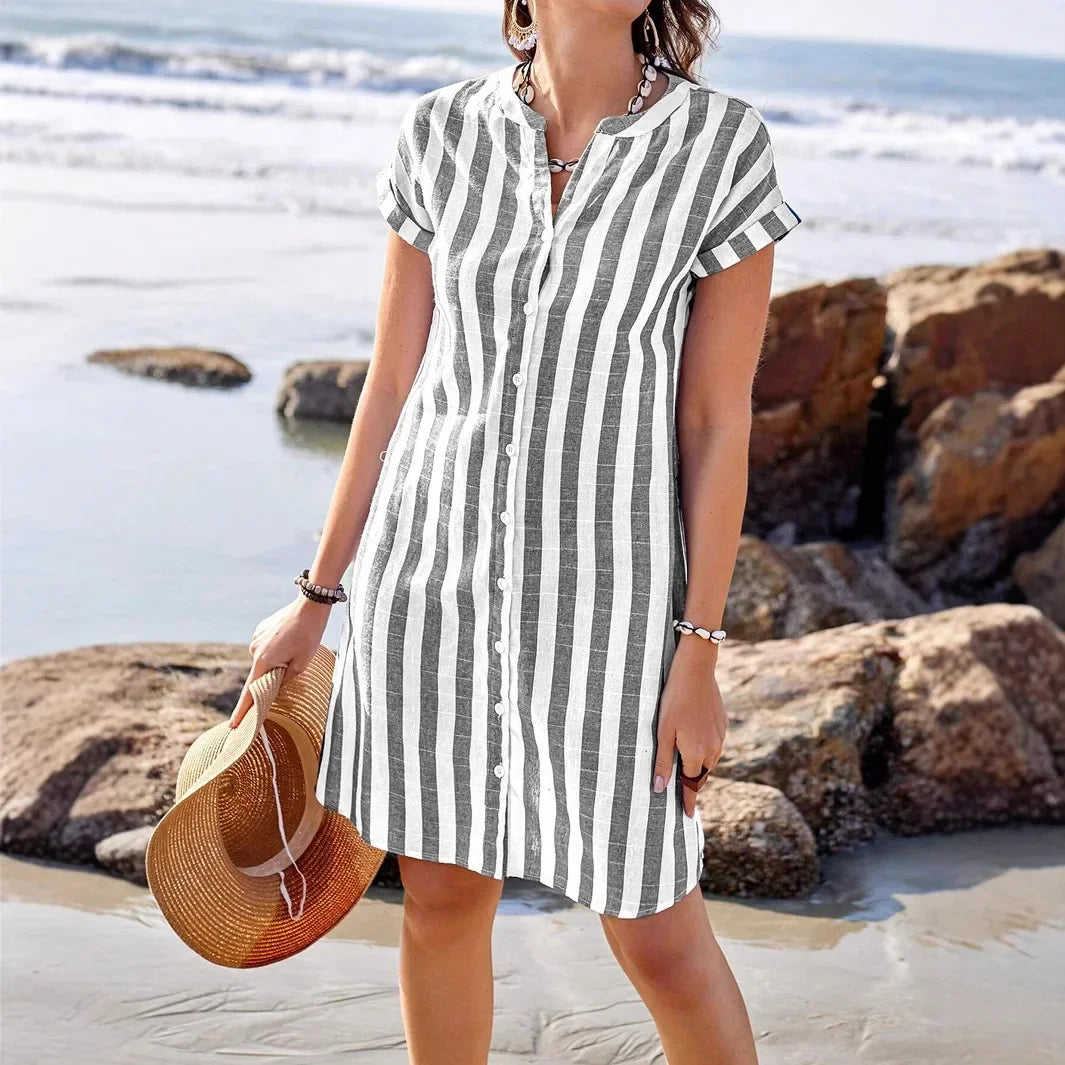 Dana – Gestreepte Jurk