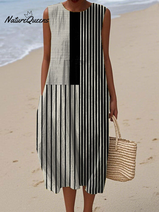 Wietske - Monochrome Zomer Jurk