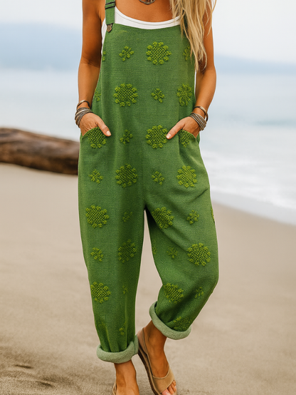 Merel - Hippe Overall met bloemenprint