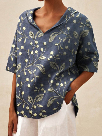 Maya - Elegante top met V-hals