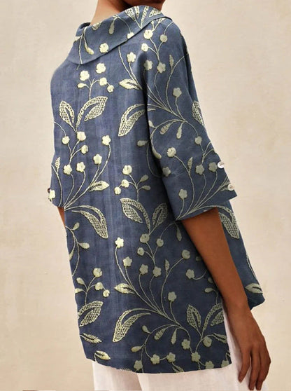 Maya - Elegante top met V-hals