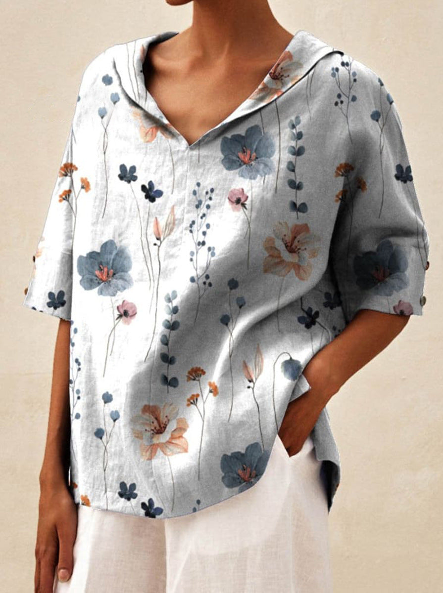 Maya - Elegante top met V-hals