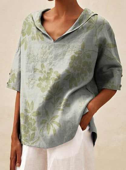 Maya - Elegante top met V-hals