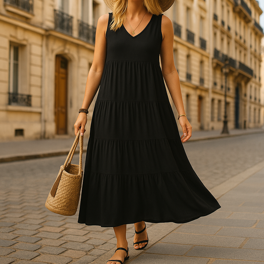Mouwloze Maxi Jurk