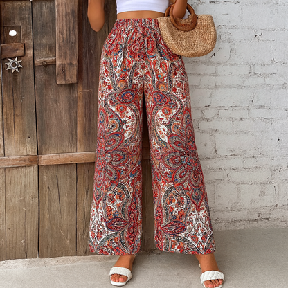 Maddy - Bohemian Wijde vrouwen broek