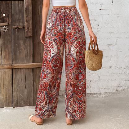 Maddy - Bohemian Wijde vrouwen broek