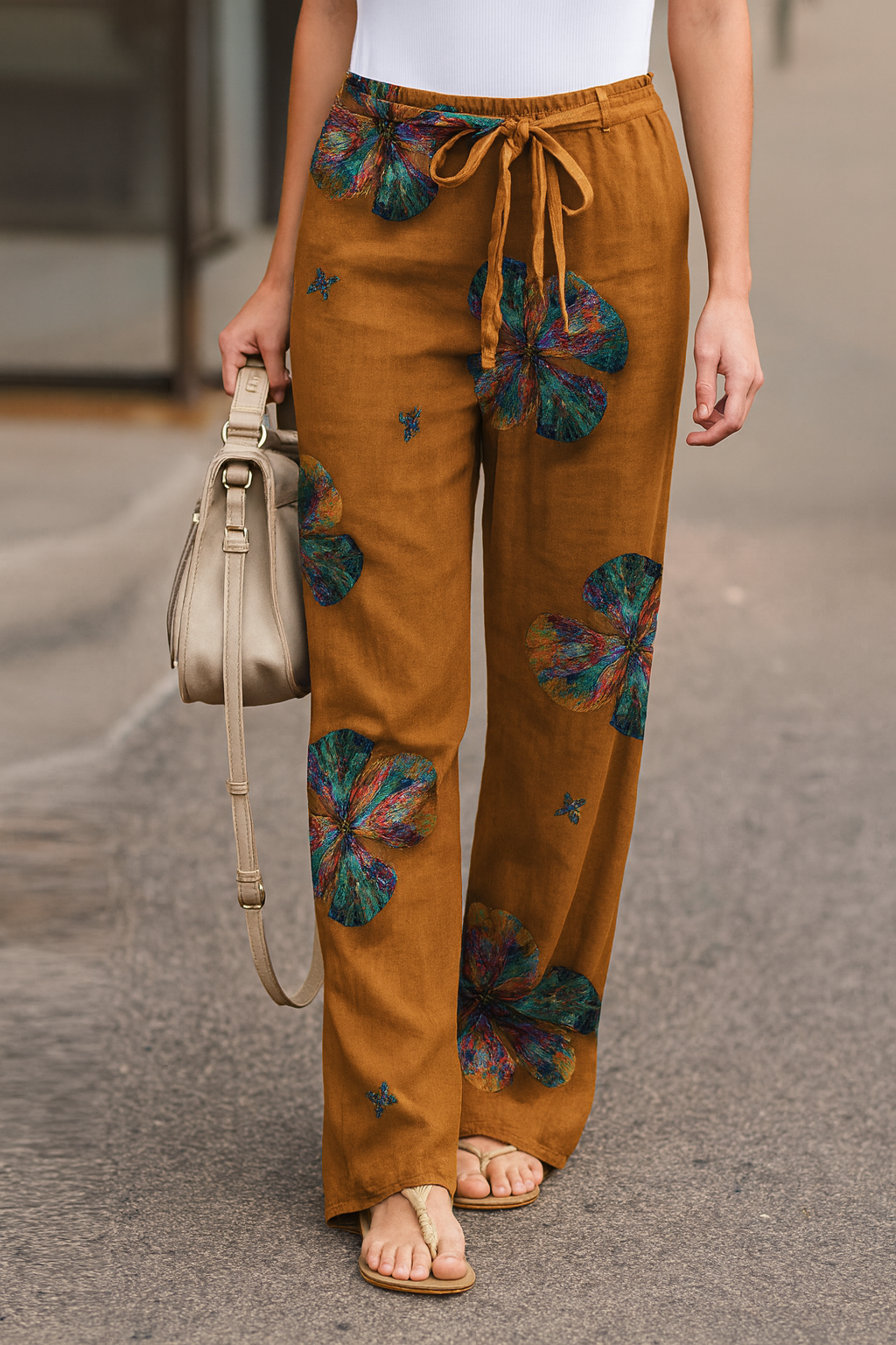Serena - Wijde Bohemian Broek