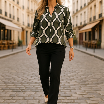 Maura - Casual blouse met print