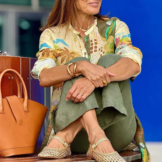Vera - jurk met unieke print