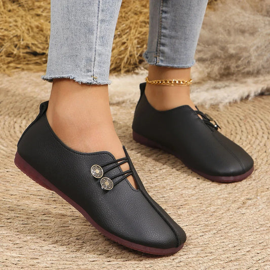 Simone - Lichte retro schoenen met anti slip