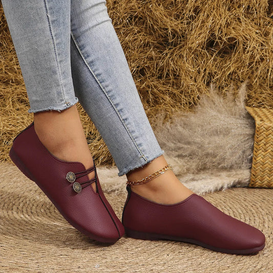 Simone - Lichte retro schoenen met anti slip