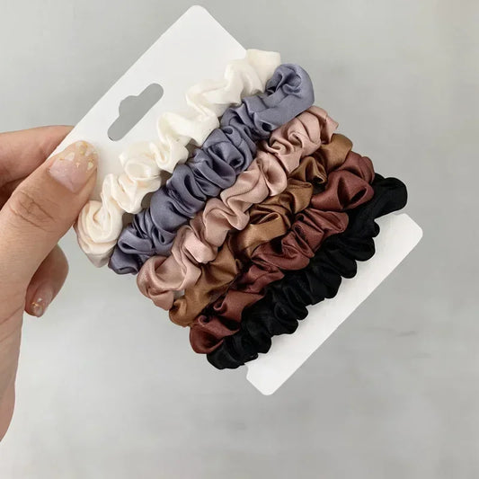 Satijnen Haarbandjes (5 Stuks)